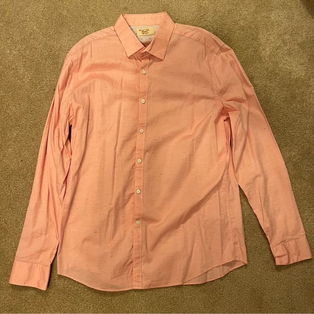 Men’s Original Penguin button down dress shirt - worn once. Size XL 17 36/37